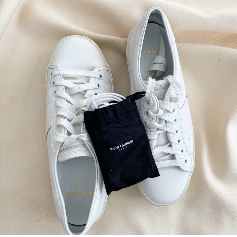 Saint Laurent White leather Sneakers